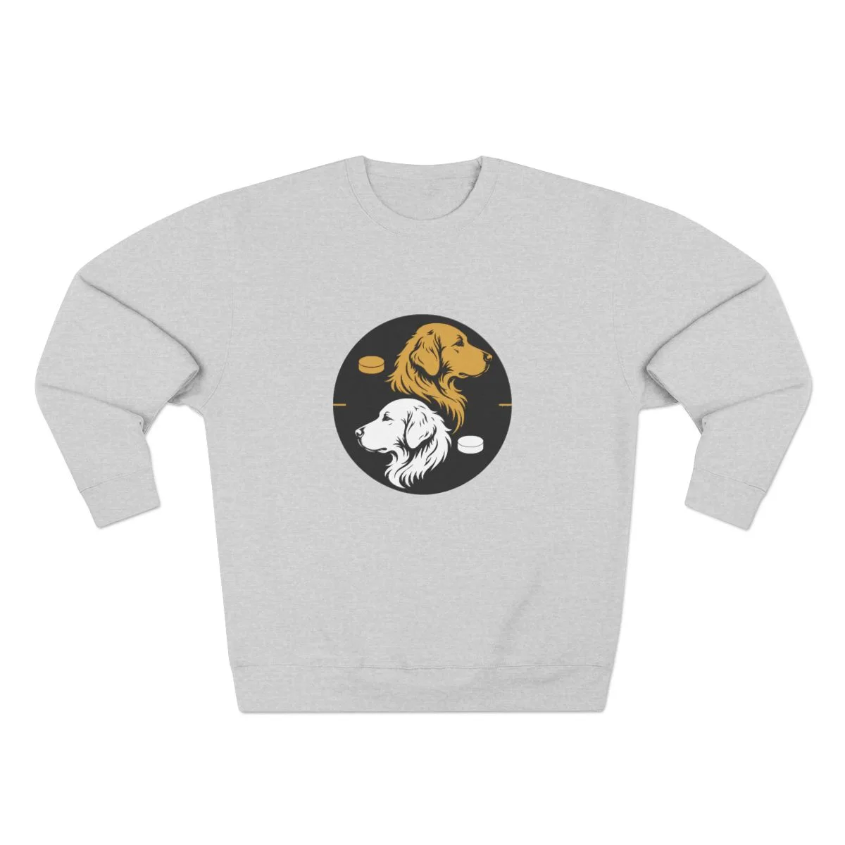 Golden Retrievers Faceoff — Crewneck