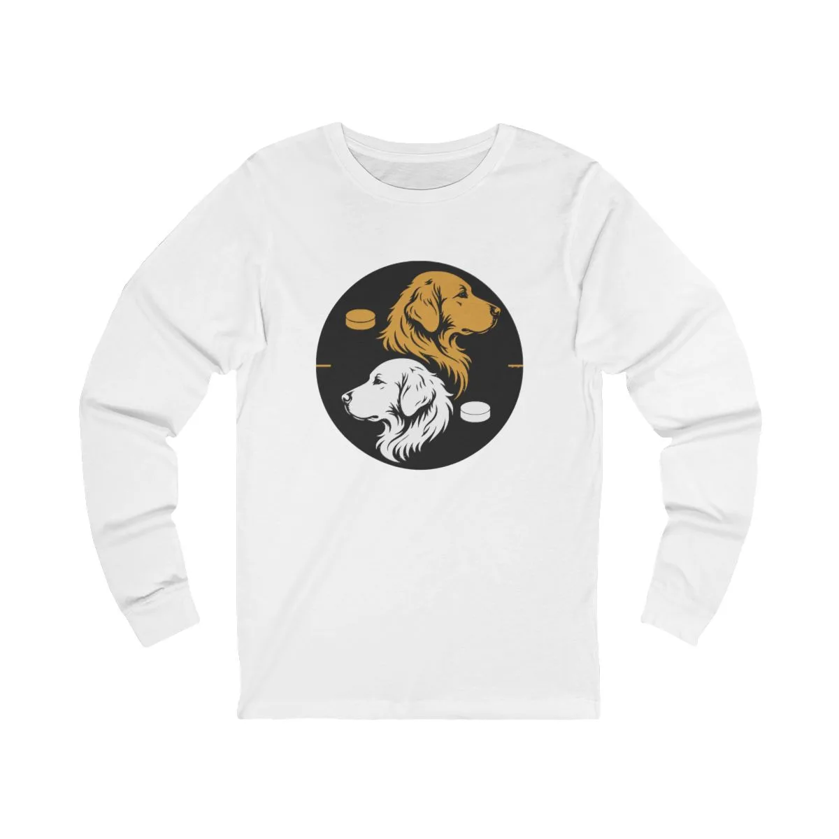 Golden Retrievers Faceoff — Long Sleeve Tee
