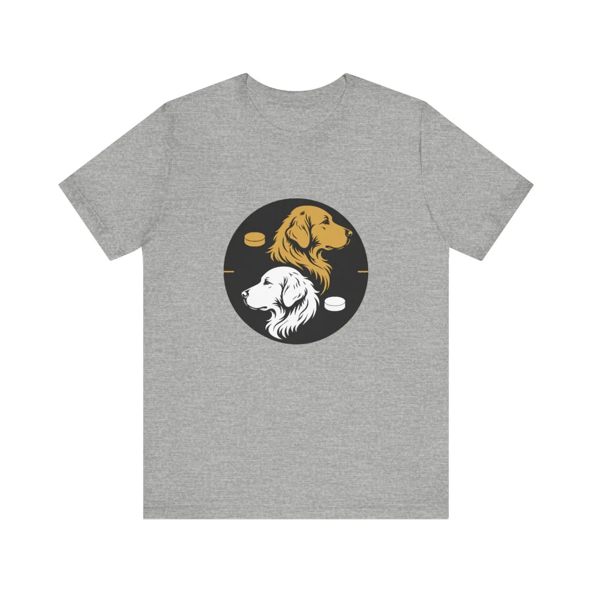 Golden Retrievers Faceoff — Tee