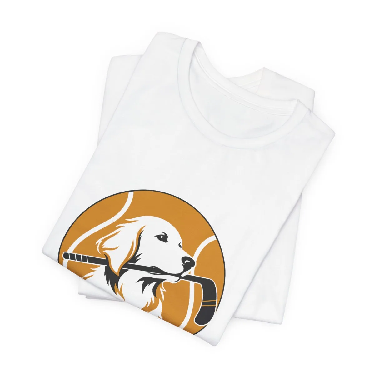 Golden Retrievers Stick Carry — Tee in White, view 4 of 4