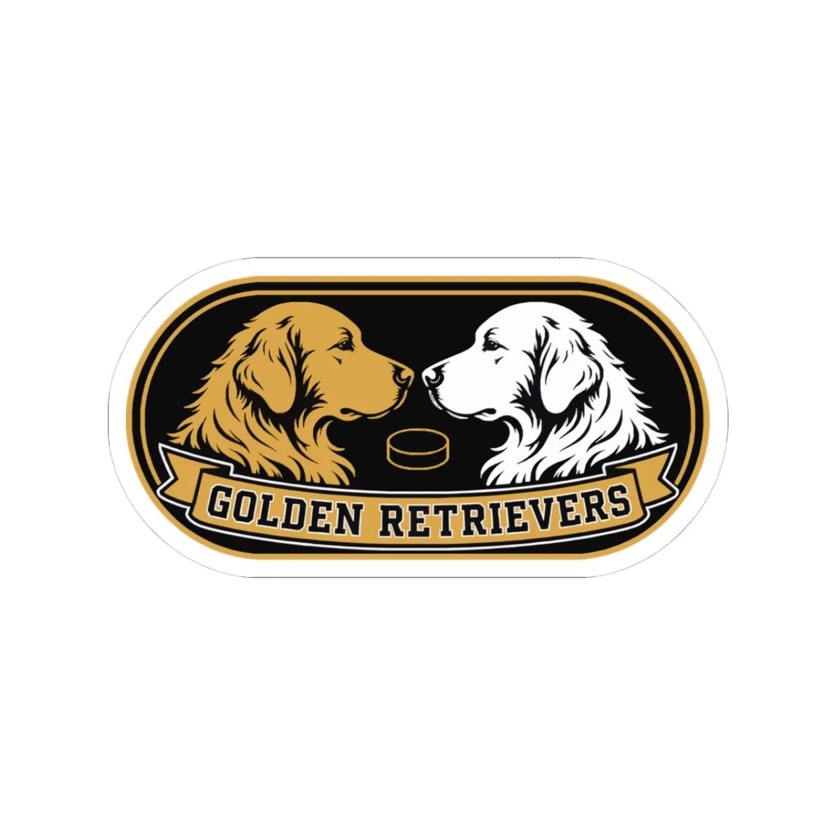 Golden Retrievers Boop — Sticker