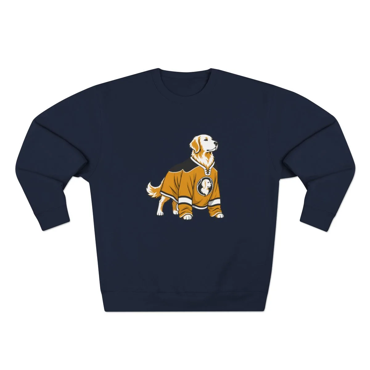 Golden Retrievers In Uniform — Crewneck