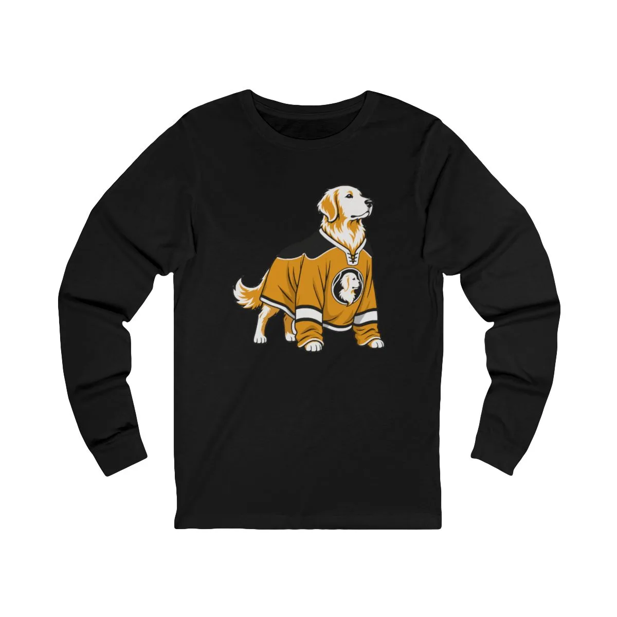 Golden Retrievers In Uniform — Long Sleeve Tee