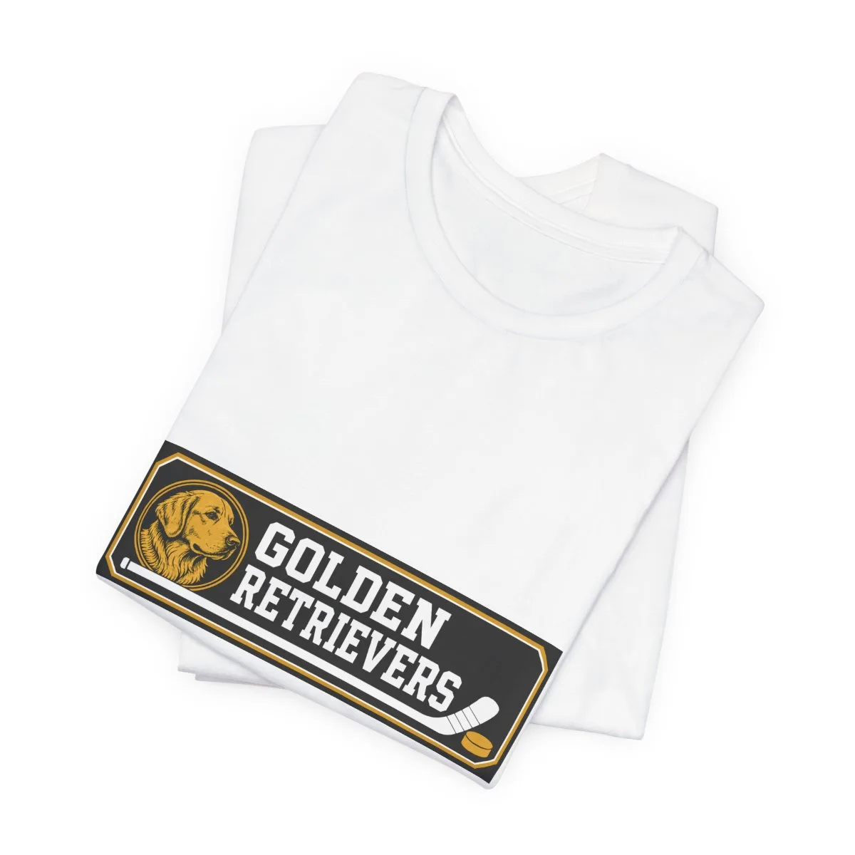 Golden Retrievers Rink Board — Tee in White, view 4 of 4